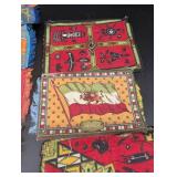 Mixed Lot Vintage Doll House Rugs