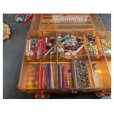 Vintage Costume Jewelry Mixed Lot With Organizers