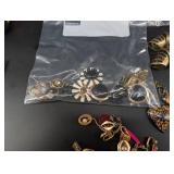 Vintage Costume Jewelry Mixed Lot With Organizers