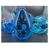 Mantorp Sweden & Kosta Glass Animal Figurines Mixed Lot