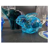 Mantorp Sweden & Kosta Glass Animal Figurines Mixed Lot