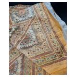 Embroidered Textile Shawl With Mirror Work