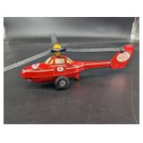 Vintage Fire Patrol Tin Helicopter