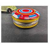 Vintage Made in Japan Toy Car Trio With Tin
