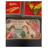 Vintage Election Game, Candy Boxes & Needle Book Mixed Lot