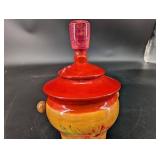 Vintage Russian Semenov Toy Samovar With 4 Cups