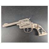 Vintage Texan Jr Cap Gun Revolver With Faux Ivory Grips