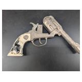 Vintage Texan Jr Cap Gun Revolver With Faux Ivory Grips
