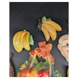 Vintage Ceramic Wall Pocket Assortment Mixed Lot