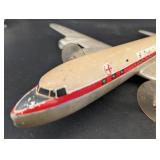 Vintage Seven Seas Metal Airplane HB-IBK