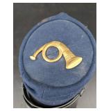 Military Style Blue Wool Cap Size Large