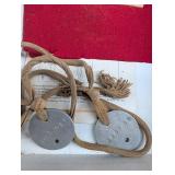 Vintage Military Canvas Signal Flag Set