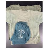 Vintage 1st Marine Division Vietnam Sweatshirt & Shorts (Lot of 2)