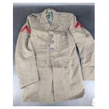 Military Wool Service Jacket With Chevrons