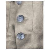 Military Wool Service Jacket With Chevrons
