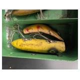Vintage South Bend & Shakespeare Fishing Tackle Box Mixed Lot
