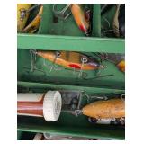 Vintage South Bend & Shakespeare Fishing Tackle Box Mixed Lot