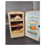 Vintage Toy Refrigerator Playset