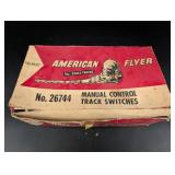 Vintage American Flyer Gilbert No. 26744 Manual Control Track Switches