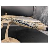 Vintage Metal Airplane Model HBK F-B