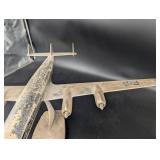 Vintage Metal Airplane Model HBK F-B
