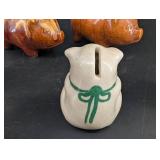 Vintage Ceramic Pig Figurines and Banks (Lot of 9)