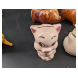Vintage Ceramic Pig Figurines and Banks (Lot of 9)