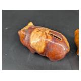 Vintage Ceramic Pig Figurines and Banks (Lot of 9)