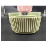 Vintage Red Wing 1545 Ribbed Planter Set (Lot of 4)