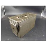 Vintage Military Ammo Can Metal Storage Box
