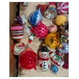 Vintage Christmas Ornament Assortment in Foam Trays