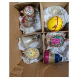Vintage Glass Christmas Ornaments Assortment (Lot of 40)