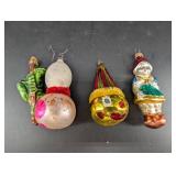 Vintage Christmas Ornaments (Lot of 4)