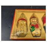 Glass Christmas Ornament Set (Lot of 5)