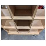 9-Cube Storage Shelf on Casters