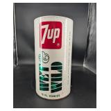 Vintage 7Up 12 Fl Oz Can Display