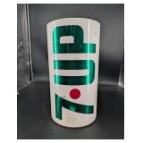 Vintage 7Up 12 Fl Oz Can Display