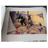 Vintage Signed Earl Moran & Phillip R. Goodwin Print Mixed Lot More Than 30 Prints