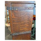 Antique Oak Barrister Bookcase 4-Section