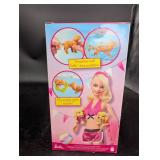 Vintage Barbie Paddling Taffy & Pups Doll Set