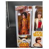 Star Wars Figure Set of 4 Ezra Bridger Qi'Ra Han Solo & Rey