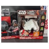 Star Wars Collectibles Mixed Lot - iHome Vader Speaker, Stormtrooper, Gift Set
