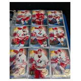 Pinnacle Hockey Insert Card Binder Mixed Lot