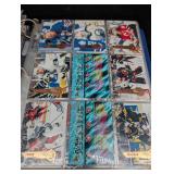 Pinnacle Hockey Insert Card Binder Mixed Lot