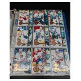Pinnacle Hockey Insert Card Binder Mixed Lot
