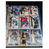 Pinnacle Hockey Insert Card Binder Mixed Lot