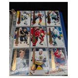 Pinnacle Hockey Insert Card Binder Mixed Lot