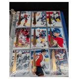 Pinnacle Hockey Insert Card Binder Mixed Lot