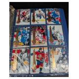 Pinnacle Hockey Insert Card Binder Mixed Lot