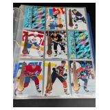 Vintage Hockey Trading Card Binder Mixed Lot